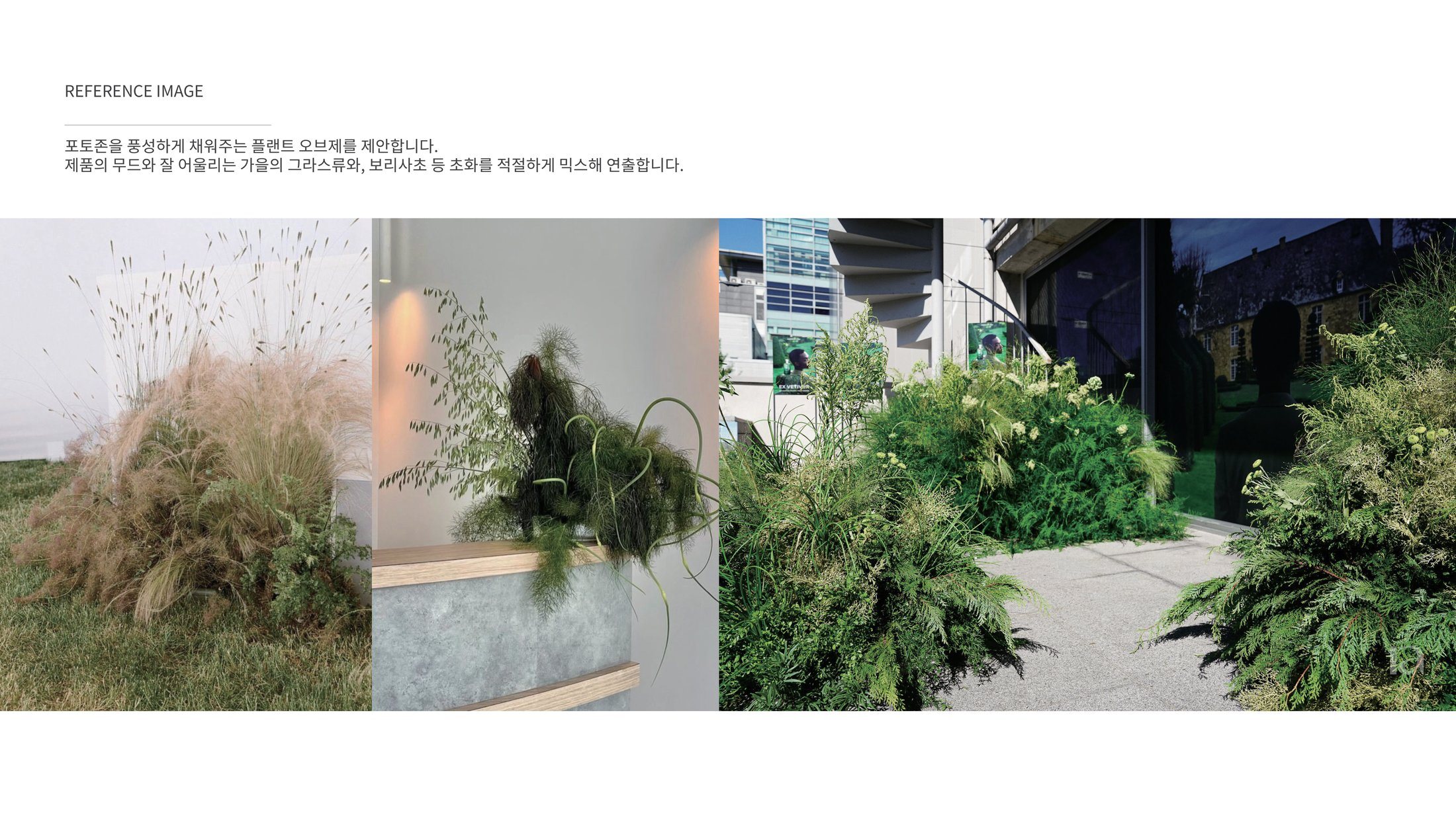 포토존 연출 제안